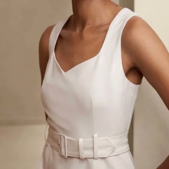 Banana Republic Belted Midi Sheath Dress - Picture 2 of 10